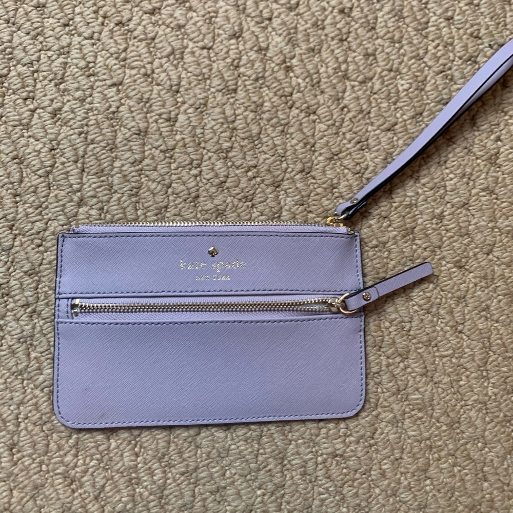 Kate Spade Cobble Hill purple wristlet